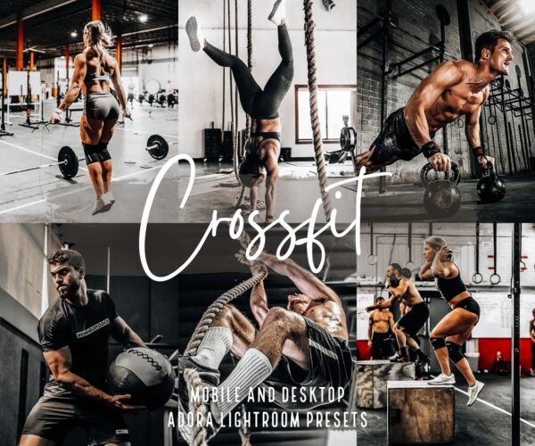 Crossfit Lightroom Presets Moody Gym Fitness Presets