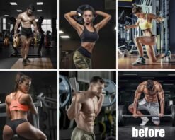 Alternative view of Gym Workout Lightroom Presets Dark Moody Gym Presets