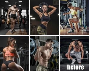 Alternative view of Gym Workout Lightroom Presets Dark Moody Gym Presets