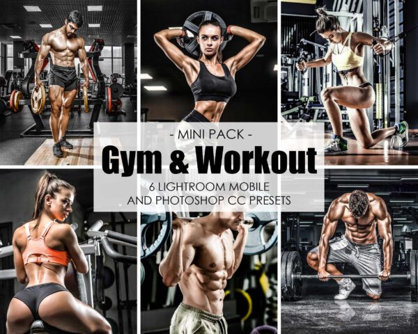 Gym Workout Lightroom Presets Dark Moody Gym Presets