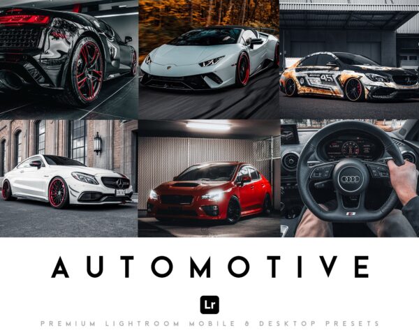 30 Automotive Lightroom Mobile and Desktop Presets Car Preset