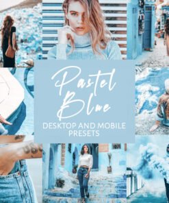 Pastel Blue Lightroom Presets for Mobile And Desktop Pastel Blue Presets