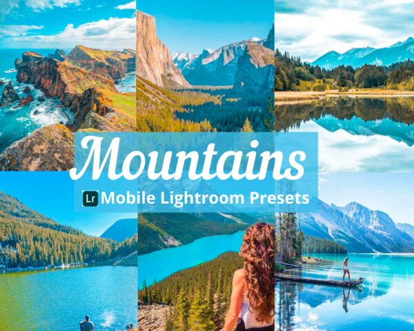 Mountains Lightroom Presets Mobile Lightroom Presets Landscape Nature Preset