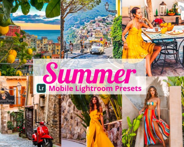 Summer Lightroom Presets Travel Vacation presets Lifestyle Preset