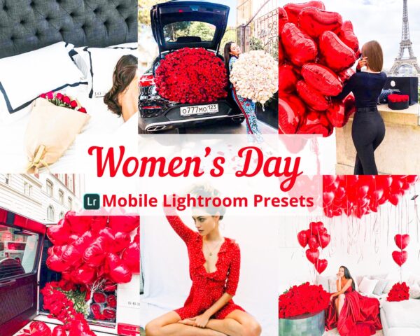 Valentine's Day Women’s Day Lightroom Presets Clean Preset