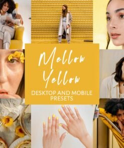 Mellow Yellow Lightroom Presets for Mobile And Desktop Golden Yellow Presets ideal for Autumn shots