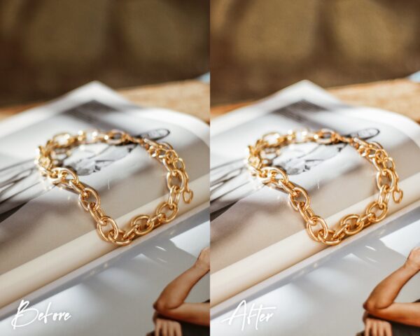 Gold Jewelry Lightroom Presets for Mobile And Desktop Gold Jewellery Presets - Image 6