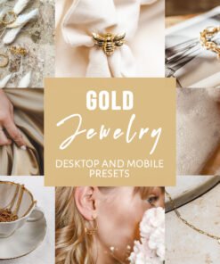 Gold Jewelry Lightroom Presets for Mobile And Desktop Gold Jewellery Presets
