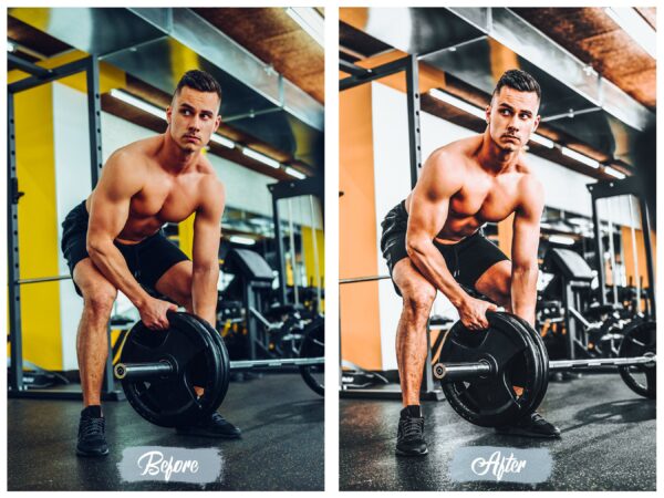 Fitness and Gym Lightroom Presets Mobile and Desktop Mood Filters Health Blogger Presets - Image 4