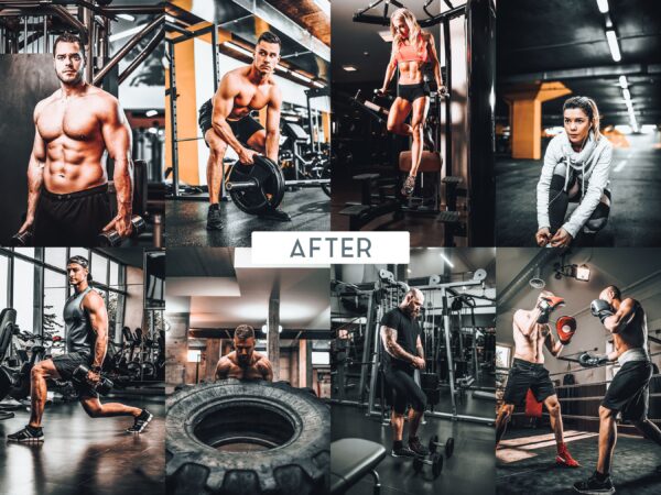 Fitness and Gym Lightroom Presets Mobile and Desktop Mood Filters Health Blogger Presets - Image 3