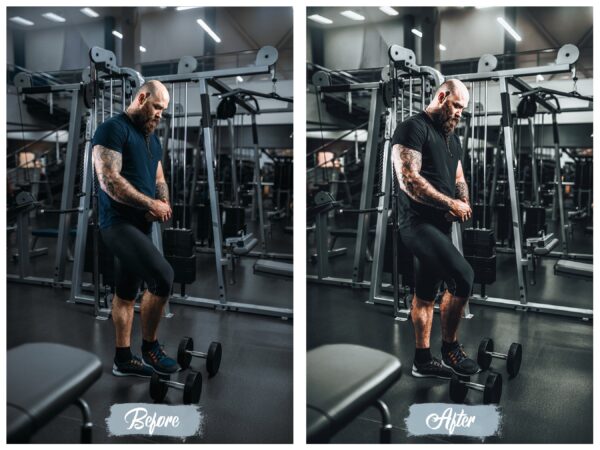 Fitness and Gym Lightroom Presets Mobile and Desktop Mood Filters Health Blogger Presets - Image 8