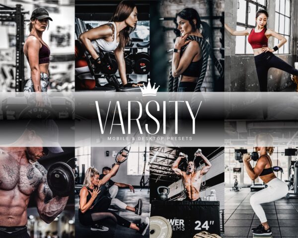 Vasity Mobile and Desktop Lightroom Sports Presets for Athletes Bodybuilders and Powerlifters