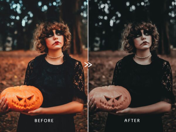 Halloween Lightroom Presets AUTUMN Presets Warm Moody Presets - Image 6