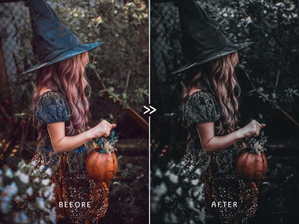 Halloween Lightroom Presets AUTUMN Presets Warm Moody Presets - Image 7