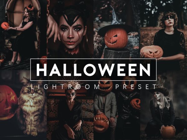 Halloween Lightroom Presets AUTUMN Presets Warm Moody Presets