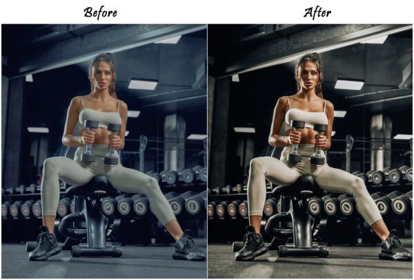 Fitness Lightroom Presets Gym Sports presets - Image 6