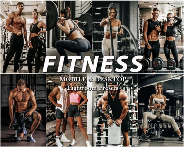 Fitness Lightroom Presets Gym Sports presets