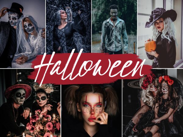 Halloween Lightroom Presets Mobile and Desktop Halloween Filters