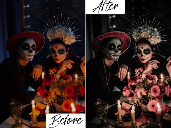 Halloween Lightroom Presets Mobile and Desktop Halloween Filters - Image 6