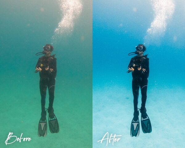 Underwater Lightroom Presets for Mobile and Desktop Diving Snorkeling Filters for Scuba Divers - Image 5