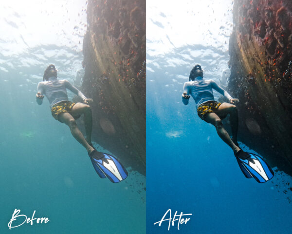 Underwater Lightroom Presets for Mobile and Desktop Diving Snorkeling Filters for Scuba Divers - Image 3