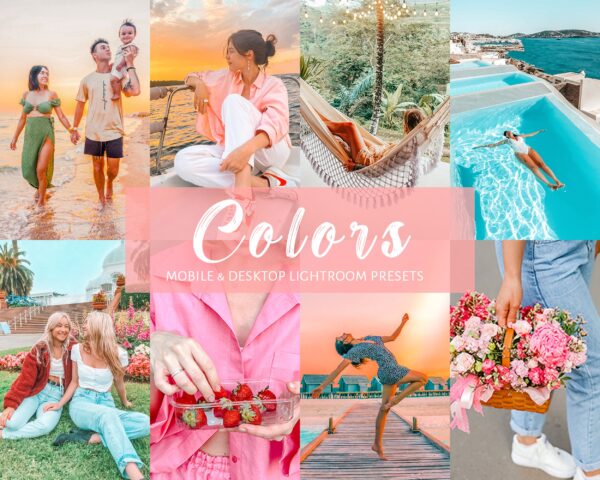 Vibrant Lightroom Presets for Mobile and Desktop Colorful Vivid Presets