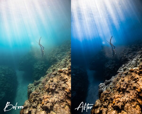 Underwater Lightroom Presets for Mobile and Desktop Diving Snorkeling Filters for Scuba Divers - Image 7