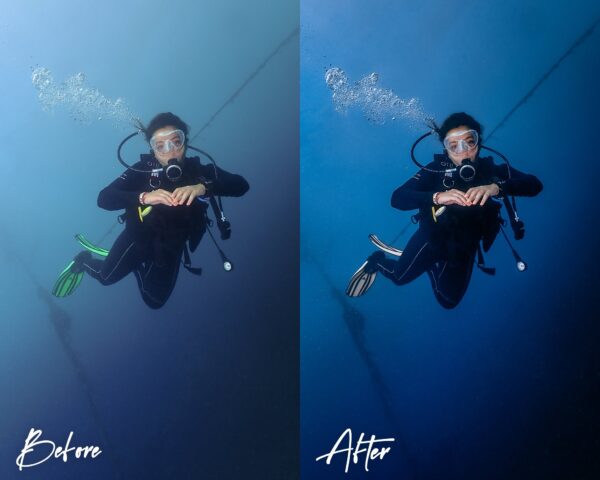 Underwater Lightroom Presets for Mobile and Desktop Diving Snorkeling Filters for Scuba Divers - Image 2