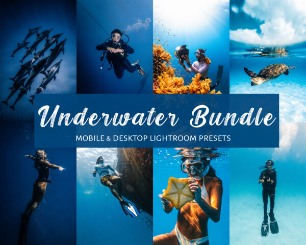 Underwater Lightroom Presets for Mobile and Desktop Diving Snorkeling Filters for Scuba Divers