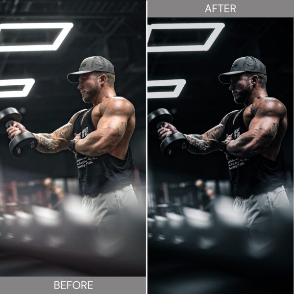 Gym and Fitness Lightroom Presets Gym Presets Fitness Lightroom Presets - Image 2