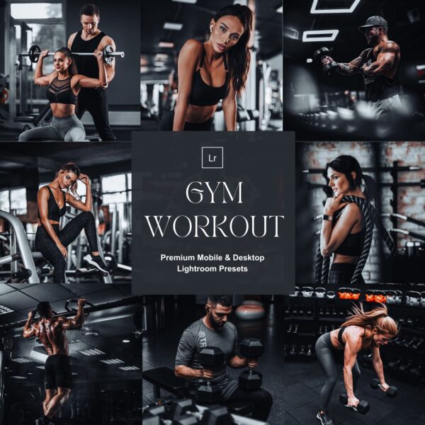 Gym and Fitness Lightroom Presets Gym Presets Fitness Lightroom Presets