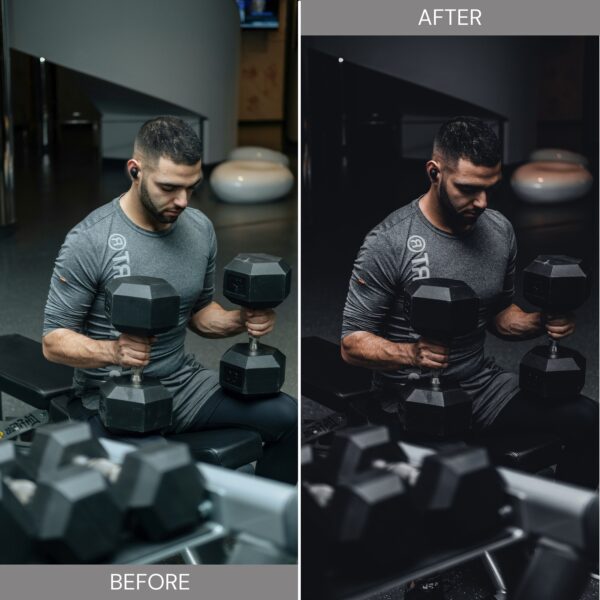 Gym and Fitness Lightroom Presets Gym Presets Fitness Lightroom Presets - Image 6