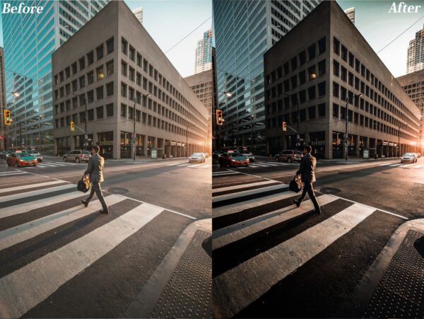 Urban Black Lightroom Presets Desktop And Mobile Preset Dark Elegant Faded Presets - Image 4