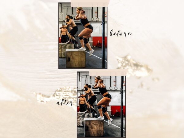 Crossfit Lightroom Presets Moody Gym Fitness Presets - Image 4