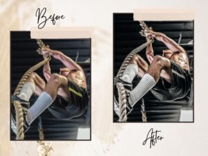 Alternative view of Crossfit Lightroom Presets Moody Gym Fitness Presets