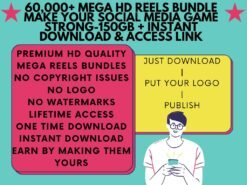 Alternative view of Mega Reels Bundle AI Motivational Reels for Social Media Instagram Reels