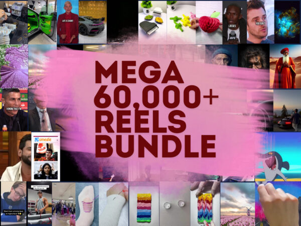 Mega Reels Bundle AI Motivational Reels for Social Media Instagram Reels