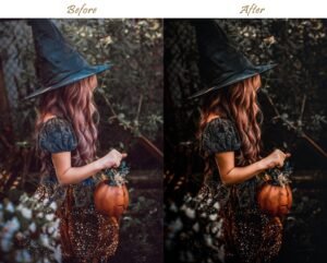 Alternative view of Halloween Presets Mobile LIGHTROOM Presets Fall Preset October Presets