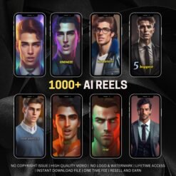 Alternative view of AI Motivational Reels Bundle Ai Reels Social Media Bundle Instant Download