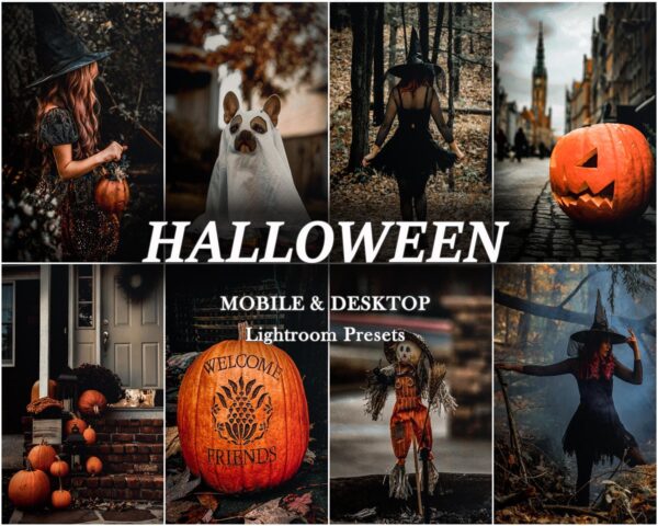 Halloween Lightroom Presets Autumn Presets Mobile LIGHTROOM Presets