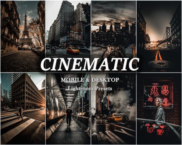 50 Cinematic Lightroom Presets Desktop And Mobile Preset City Dark Night Black Presets