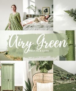 Airy Green Lightroom Presets Mobile and Desktop Green Presets