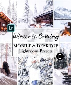 Winter is coming Christmas Lightroom Preset Winter Snow Preset Lightroom