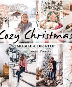 Cozy Christmas Lightroom Presets 10 CHRISTMAS Presets Mobile and desktop Lightroom presets