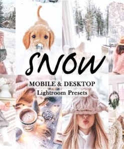 Snow Lightroom Presets 10 XMas Presets Snow Holiday Presets