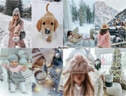 Alternative view of Snow Lightroom Presets 10 XMas Presets Snow Holiday Presets