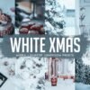 White Christmas Lightroom Presets Mobile and Desktop Cozy Xmas Filters
