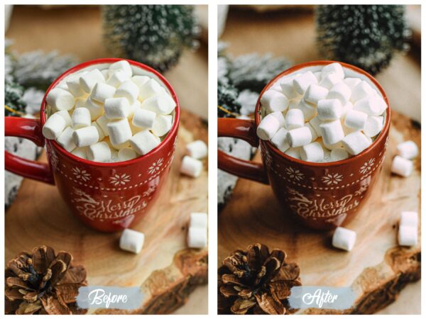 Vintage Christmas Lightroom Presets Mobile and Desktop Xmas Filters - Image 5