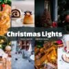 Christmas Lights Lightroom Presets Mobile and Desktop Xmas Filters