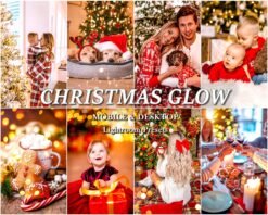 Christmas Glow Lightroom Presets 10 XMas Presets Holiday Filters